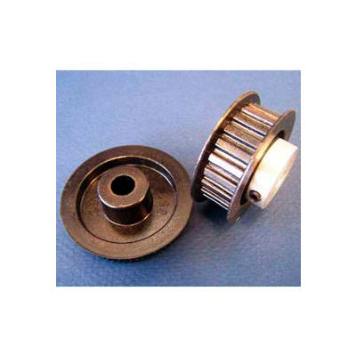 Plastock® Timing Belt Pulleys 21t0800df, Lexan, Double Flange, 0.8 Pitch, 21 Teeth