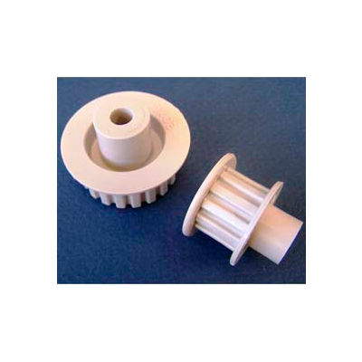 Plastock® Timing Belt Pulleys 38mdf, Acetal, Double Flange, 0.0816 Pitch, 38 Teeth