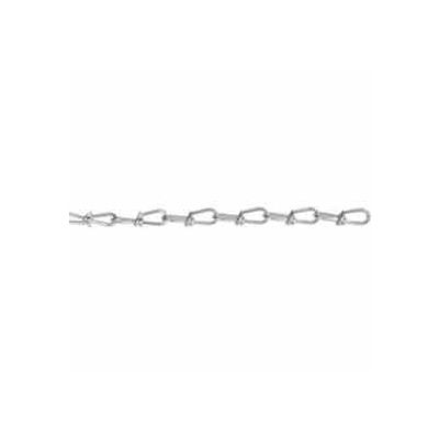 Peerless™ 7012032 2/0 Twin Loop Chain - 100 Feet/Carton - Zinc 