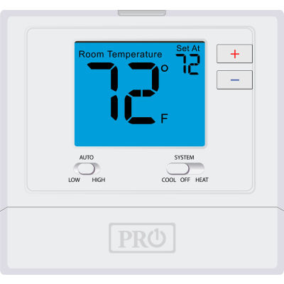 Thermostat PTAC filaire PRO1 IAQ, non programmable, 2H/1C ou 1H/1C