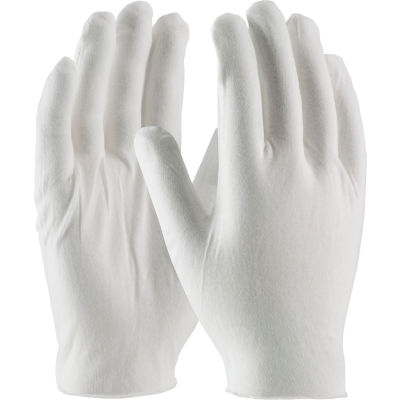 PIP® 97-520 CleanTeam® poids moyen inspecter gants, coton Lisle, Unhemmed, hommes