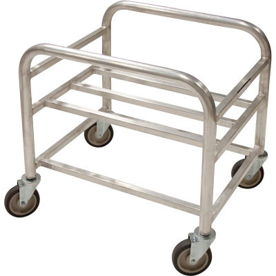 Global Industrial™ Bulk Mover Cart, 6 boisseaux, 28"L x 22-1/4"L x 26-1/4"H, Gris