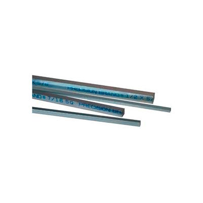 1/2" barres carrées pour clavettes diverses, finition clair, 12" longueur
