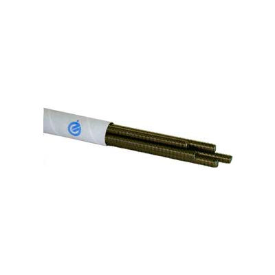 3/4-10 B-7 tiges filetées, Dichromate de Zinc or plaqué, 36" longueur - Made In USA