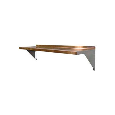 Prairie View WS1236, Wall Mount Shelf, 12"W x 12"H x 36"L, Aluminum