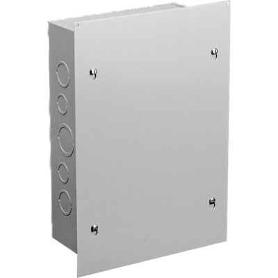 AFE8X8 Hoffman, Couvercle affleurant pour Pull Box, s’adapte 8X8.00, 9,50 X 9,50, acier/gris