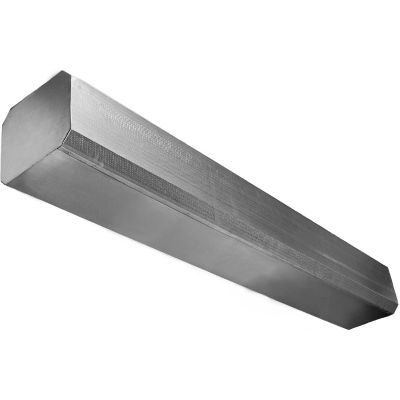 Global Industrial™ 96" Customer Entry Air Curtain, 208V, Electric Heat, 3PH, Stainless Steel