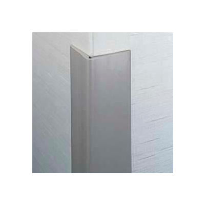 Flexible Vinyl Corner Guard, 2-1/2" Wings, 3/16" Radius, 4'H, Polar WH, Heavy Duty Flexible Vinyl