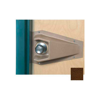 Protecteur de poignée de porte creuse pour poignées de porte rondes, brun