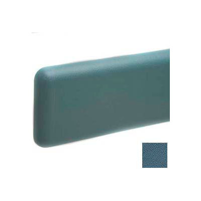 Mur de garde W/arrondie Top & bords inférieurs, dispositif de retenue en aluminium, 6" H x 12' L, bleu Windsor