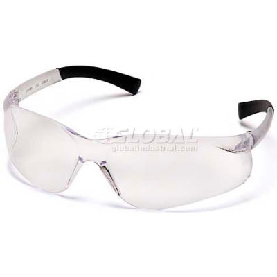 Ztek® Lunettes de sécurité Clear Anti-Fog Lens , Clear Frame - Qté par paquet : 12