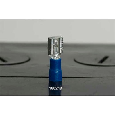 Quick Cable débrancher femelle sans soudure de 160146-025 PVC, calibre 22-18, 25 pièces