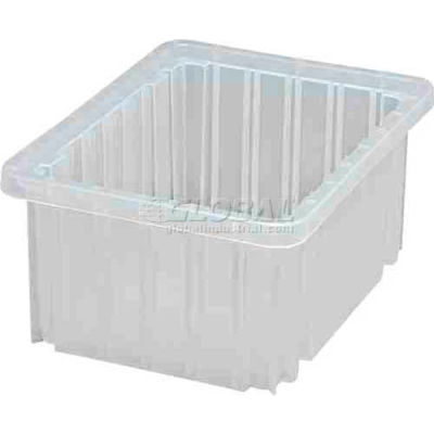 Global Industrial Clear-View Dividable Grid Container DG91050CL - 10-7/8 x 8-1/4 x 5 - Pkg Qty 20