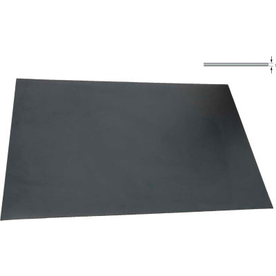 Rhino Mat Smooth Top Conductive Workstation Mat 3/32" Thick 4' x Up to 75' Black