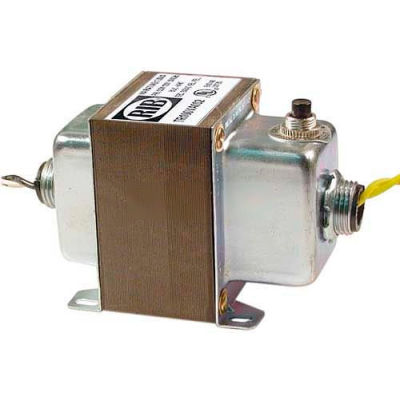 RIB® Transformer TR100VA002, 100VA, 120-24V, Dual Hub, Foot Mount, Circuit Breaker