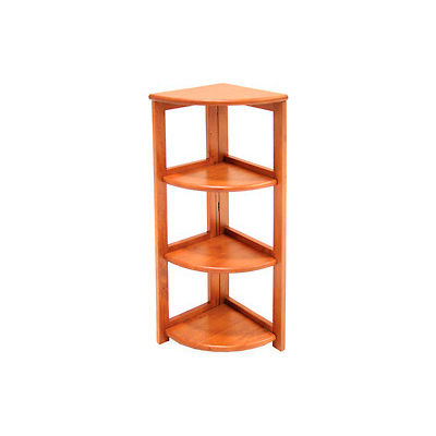 34x12 Corner Flip Flop Bookcase - Cherry