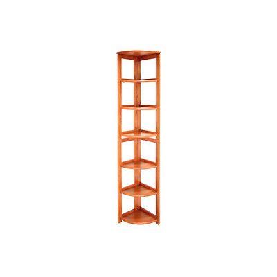 67x12 Corner Flip Flop Bookcase - Cherry