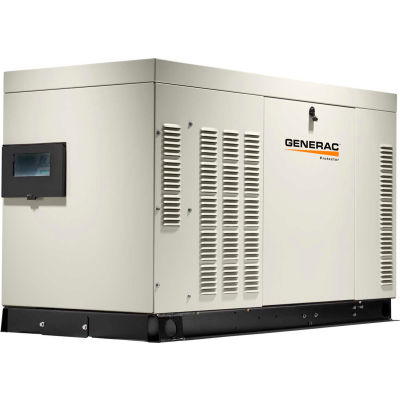 Generac RG02224GNAX, 22kW, 120/208 3-Phase, Liquid Cooled Protector QS Generator, NG/LP, Alum. P.j.