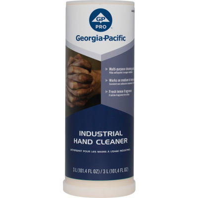Georgia-Pacific Medium-Duty Paste Industrial Hand Cleaner Distributeurs De Recharges, Citron, 4 Bouteilles/Caisse