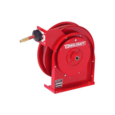 Reelcraft 5625 OHP 3/8"x25' 4800 PSI Premium Duty All Steel Spring Retractable Compact Hose Reel