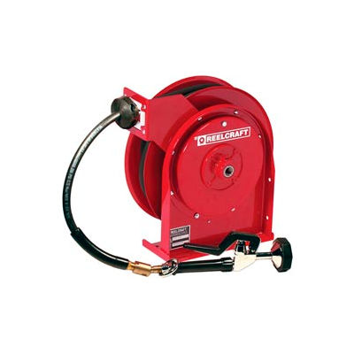 Reelcraft 5635 ELPSW5 3/8"x35' 125 PSI Spring Retractable Pre-Rinse Hose Reel