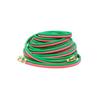 Reelcraft 601032-50 1/4"x50' 200 PSI RM-Grade Twin Welding Oxygen/Acetylene Only Hose Assembly