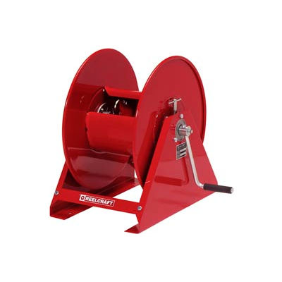 Reelcraft H18000 1/2"x200' 1000 PSI Hand Crank Low Pressure Steel Hose Reel