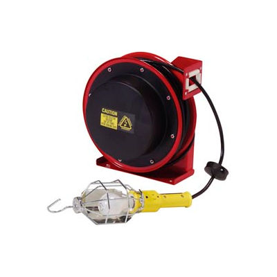 Reelcraft L 4035 163 1 16 AWG / 3 Cond x 35ft, 13 AMP, Incandescent Light, with Cord, 23 lbs