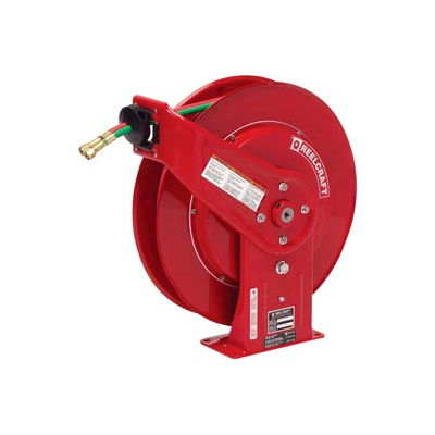 Reelcraft TW7460 OLP 1/4"x 60' 200 PSI Spring Retractable Welding Cable Reel