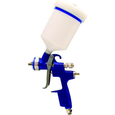 SPRAYIT LVLP Mini Gravity Feed Spray Gun SP-33500, 60 Max PSI, 0.8mm Dia. Nozzle & Stand