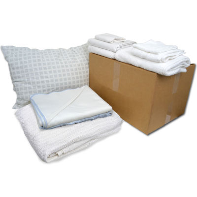 Textile R-R - Non prélavé - Lit et bath economic dorm kit - Taille Twin-XL