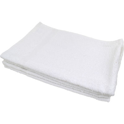 Textile R-R - Hôtel Basics Hand Towel - 27 po x 16 po - Blanc - Paquet de 12