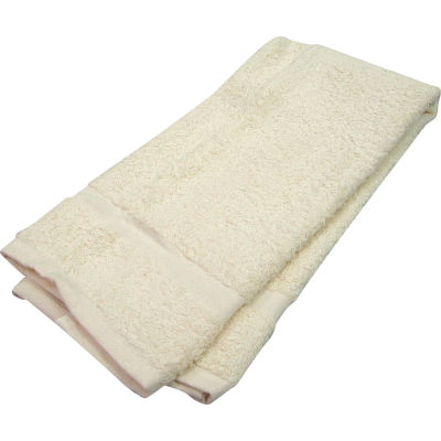 Textile R-R - Hôtel Basics Hand Towel - 27 po x 16 po - Beige - Paquet de 12