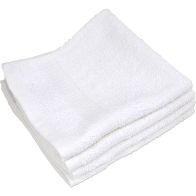 Textile R-R - Spa et Tissu de lavage de confort - 13 po x 13 po - Blanc - Paquet de 12