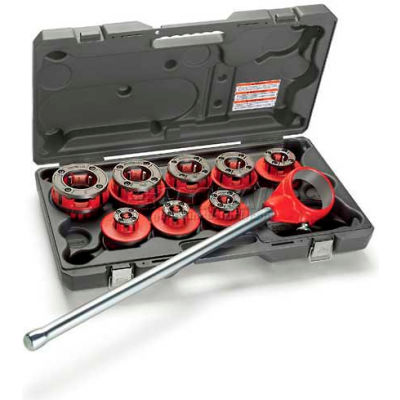 RIDGID® 36345 Exposed Ratchet Threader Set, 1/2"-1" Capacity NPT