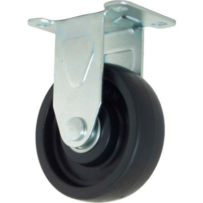 RWM Casters 27 Series VersaTrac® 3" Polyolefin Wheel Rigid Caster - 27-POB-0312-R