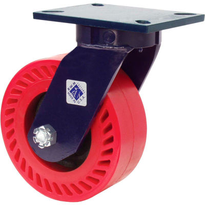 RWM Casters 76 Series 8" Nylatron® HD Wheel Swivel Caster - 76-NYB-0830-S
