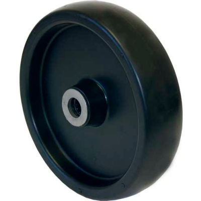 RWM Casters 4" x 1-1/4" Polyolefin Wheel with Ball Bearing for 3/8" Axle - POB-0412-06 - 300 Lb.