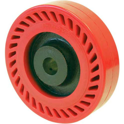 RWM Casters 8" x 2" Omega Wheel with Roller Bearing for 1/2" Axle - UOR-0820-08