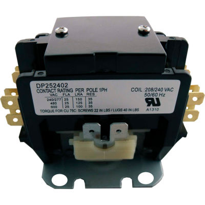 DP252402 Contactor 25 Amps 240V 2 Pole
