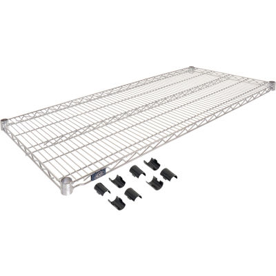 Nexel® S2148C Chrome Wire Shelf 48"W x 21"D