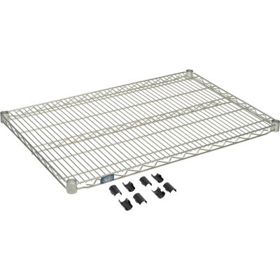 Nexel® S2436Z Poly-Z-Brite® Wire Shelf 36"W x 24"D