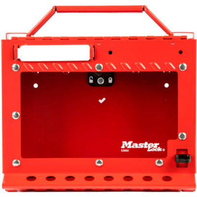 Master Lock® S3650 Groupe Lock Box, applique murale, rouge