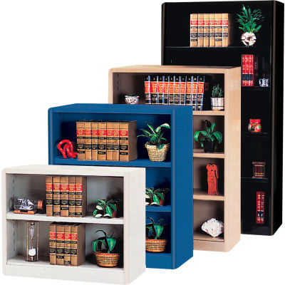Radius Edge Bookcase - Charcoal, 36"W x 18"D x 72"H