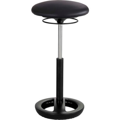 Safco® Twixt™ Stool de sièges actifs - 22-32 "H. - Vinyle noir