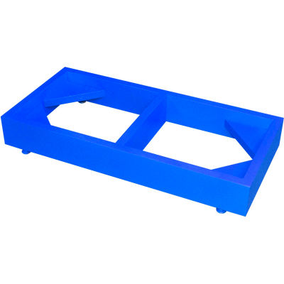 Support pour Stak-a-Cab™ Mini Cabinet de matières Corrosives, bleu