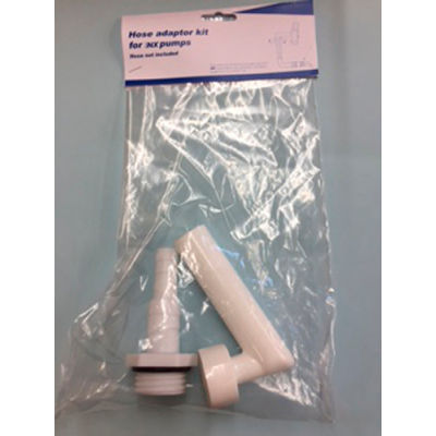 ScopeNEXT NX pompe adaptateur de tuyau - FDA polypropylène - Correspond à 1/2" et tuyau de 3/4"
