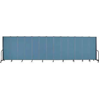 Diviseur de pièce Screenflex Portable - Groupe 13 - 6'H x 24'1"L -  Bleu de l’été