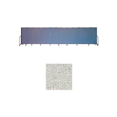 Screenflex 13 Panel Portable Room Divider, 6'H x 24'1"W, Couleur vinyle: Granit