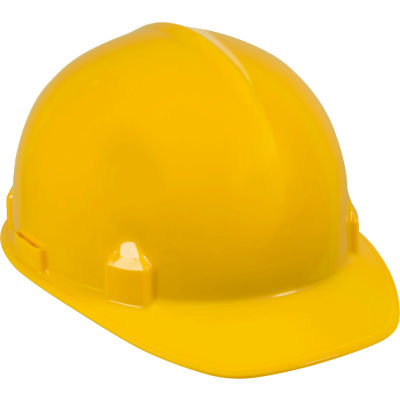 Jackson Safety SC-6 Safety Hard Hat, suspension à cliquet 4 pts, style casquette, jaune